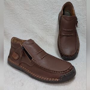 Brown Loafers Men's US Size 10.5, EU 44 100% Natural Rubber Sole